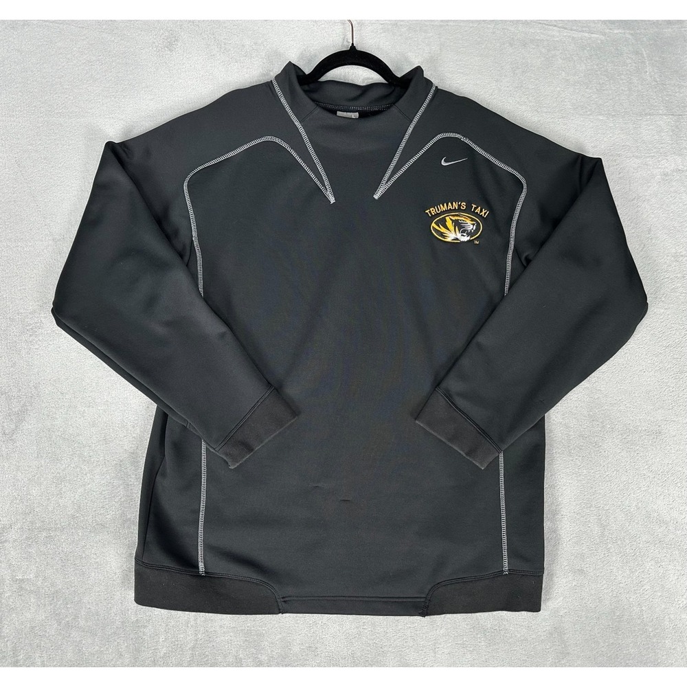 Missouri Tigers Sweatshirt Nike Golf Therma-Fit Pullover Men's L Truman's Taxi